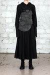 Marc le bihan double collar robe 2130 black